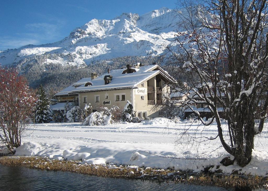Hotel Chesa Grischa Sils Baselgia Exteriör bild